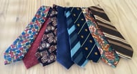 Image 2 of Memory Flowers custom created from a clients loved ones collection of precious ties