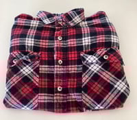 Image 2 of Memory Flowers custom created from a clients loved ones checked flannel shirt