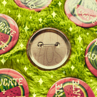 Image 2 of ✦ Educate + Advocate ✦ Button Pin ✦