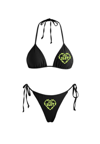 INKED SLUT BIKINI SWIMSUIT SET