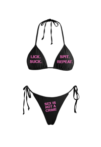 THE RULES BIKINI SWIMSUIT SET