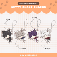 Image 1 of LADs Kitty Phone Charm