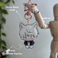 Image 2 of LADs Kitty Butler Keyrings