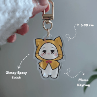 Image 2 of Momo Keyring (Infinity Nikki)