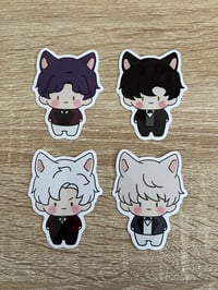 Image 2 of [Waterproof] LADs Kitty Butler Stickers (V1)