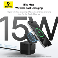 Baseus 2-in-1 Magnetic Wireless Charger