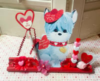 Sweet Pup! Fun Vintage Valentine's Day Decoration