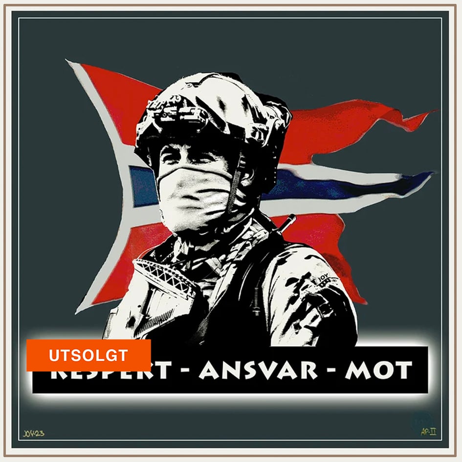 Image of RESPEKT - ANSVAR - MOT, Blå  