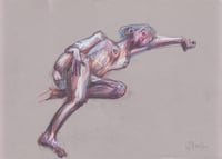 Life Drawing - Coloured Pencils on Paper 