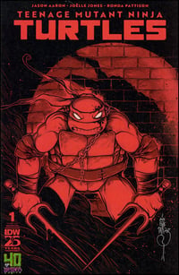 IDW TMNT #1 Variant 40th Anniversary Variant Cover 2024