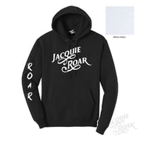 Image 1 of WHITE GLITTER HOODIE