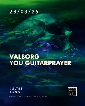 Image of VALBORG + YOU GUITARPRAYER - 28.03.2025 - Kult41, Bonn