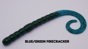 Image of 7.5" Curly Sue Worm (8pk) (Traditional Colors)