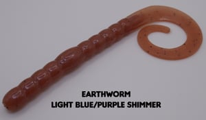 Image of 7.5" Curly Sue Worm (8pk) (Traditional Colors)