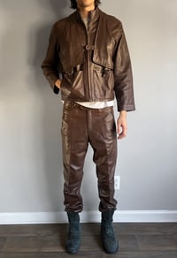 Image 3 of Kadoya Leather Motorcycle Riding Suit