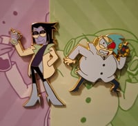  Lord Boxman and Professor Venomous enamel pins