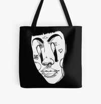 Image 1 of Girl Sketch Tote pak