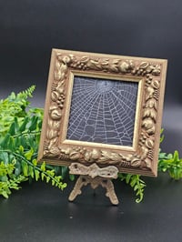 Image 2 of Square gold ornate fruits preserved spider web 