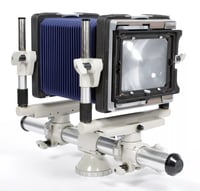Image 4 of Linhof Kardan Color 45 S 4X5 camera w/ 150mm MC Lens +film +holders NEW BELLOWS #4393