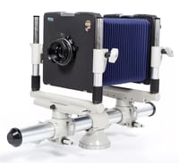 Image 3 of Linhof Kardan Color 45 S 4X5 camera w/ 150mm MC Lens +film +holders NEW BELLOWS #4393