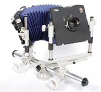 Image 8 of Linhof Kardan Color 45 S 4X5 camera w/ 150mm MC Lens +film +holders NEW BELLOWS #4393