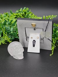Image 3 of Ornate Square Black gothic preserved web - A