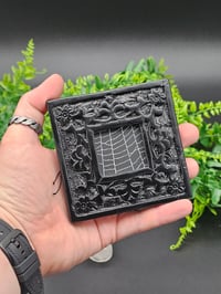 Image 2 of Ornate Square Black gothic preserved web - A