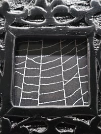 Image 4 of Ornate Square Black gothic preserved web - A