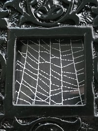 Image 3 of Ornate Square Black gothic preserved web - C