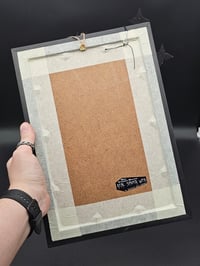 Image 7 of 1800s Bible page "a child is born" featuring Jesus with real preserved web