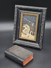 Image 3 of PARADISE LOST COLLECTION - Antique John Milton - Death & Sin - Gothic black frame