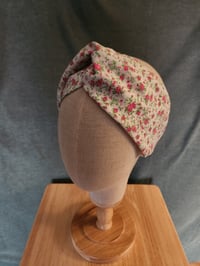 Image 3 of Turban Twist Headband in Pink Tiny Floral 