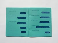 Image 3 of zine of texts to myself