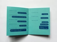 Image 4 of zine of texts to myself