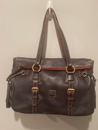 Image 1 of Authentic Blue leather Dooney and Bourke handbag