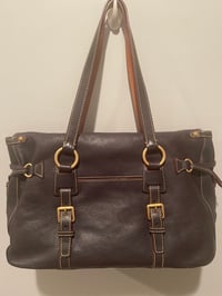 Image 2 of Authentic Blue leather Dooney and Bourke handbag