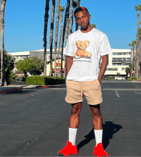 Image 2 of Creative Vision Teddy Bear T-Shirt (White)