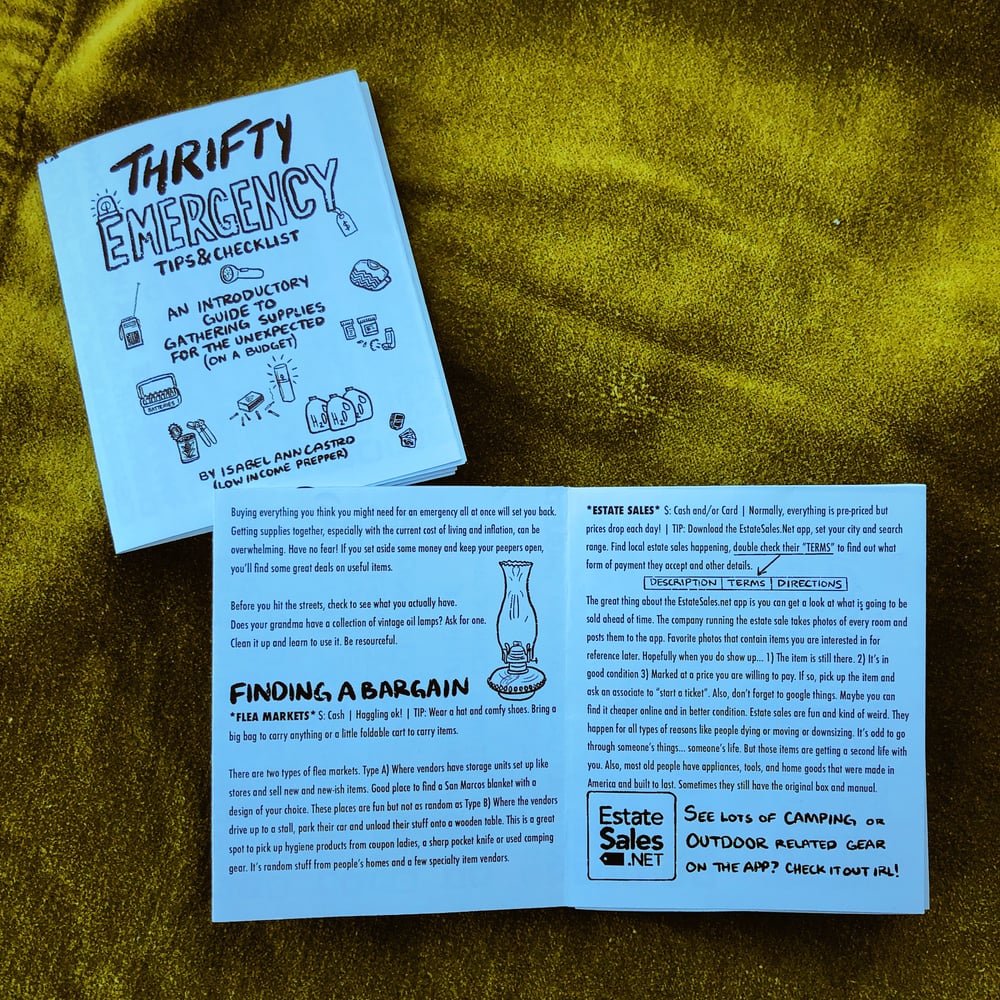 Image of Thrifty Emergency Zine 