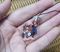 Image 2 of Tanuki Gregor 1.5in Phone Charm