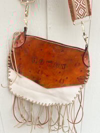 Image 4 of Leather highland cattle bag