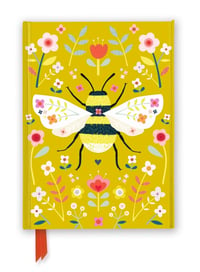 Bee Brown: Wildflower Bee Foiled Journal