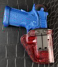 Image 1 of Staccato C2 RED and Black IWB holster with DCC clip.