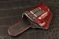 Image 2 of Staccato C2 RED and Black IWB holster with DCC clip.