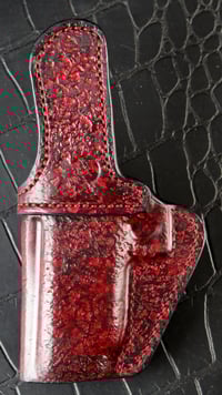 Image 3 of Staccato C2 RED and Black IWB holster with DCC clip.
