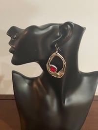 Silver Oval hoops