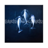 Image 1 of THE BELUGAS original painting