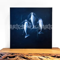 Image 3 of THE BELUGAS original painting