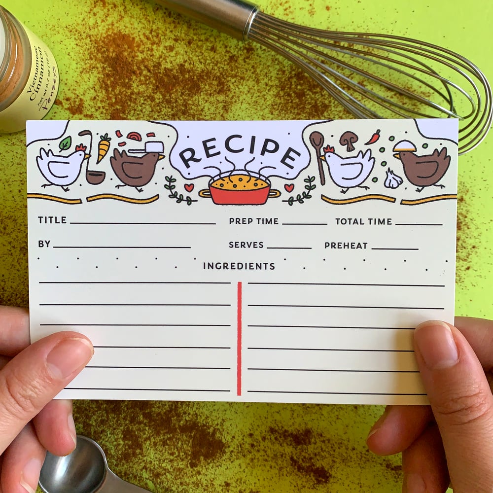 Image of Recipe Cards - Chickens