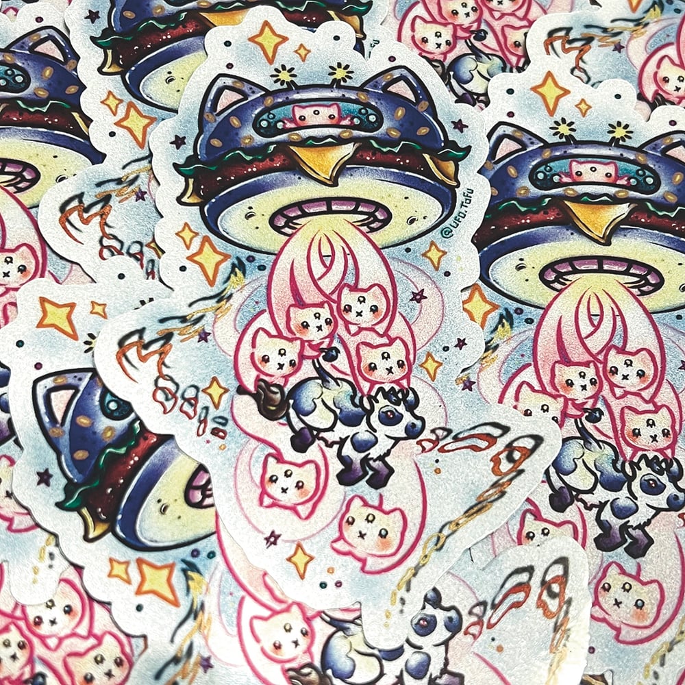 Image of :We ❤️ Cows Sticker: