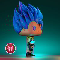 Image 3 of GOGETA BLUE DRAGON POP SUPER CUSTOM FUNKO POP